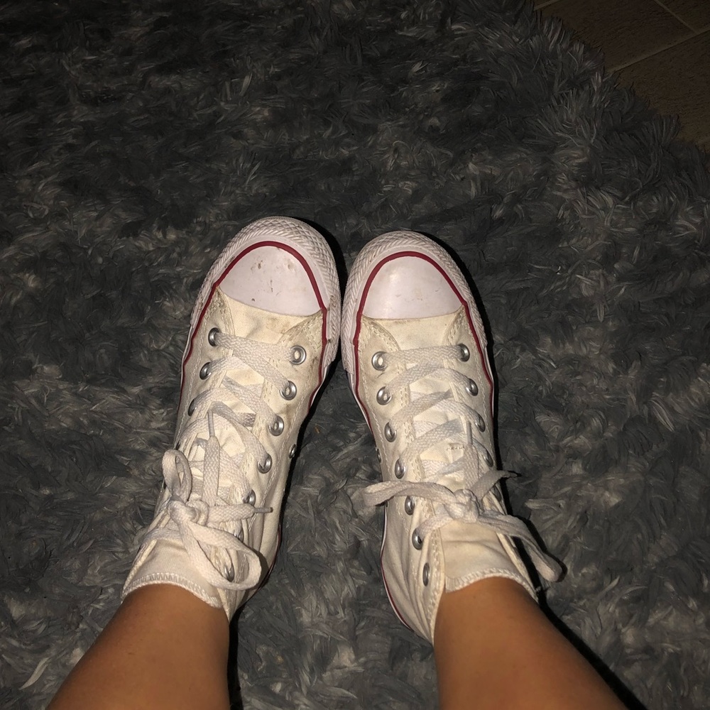 White high top converse